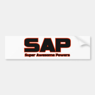 SAP - Super Awesome Powers Bumper Sticker