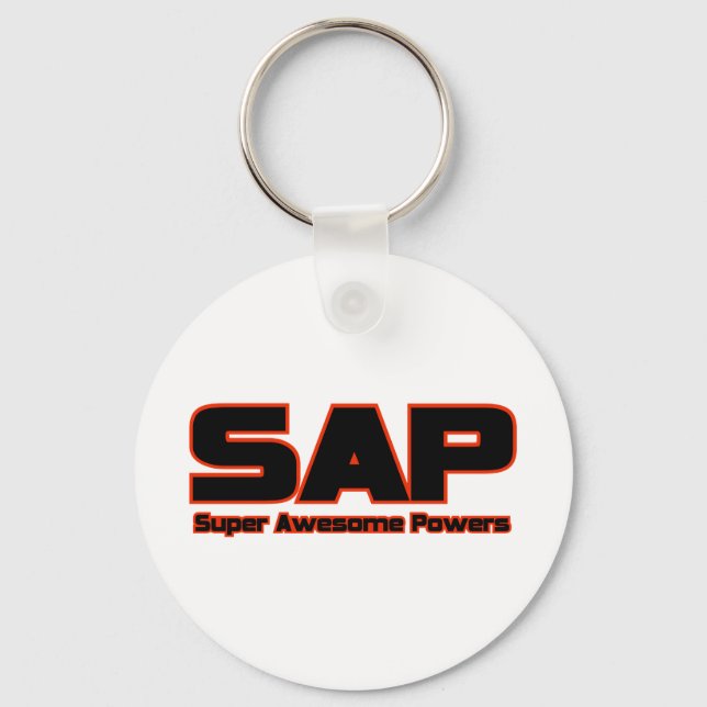 SAP - Super Awesome Powers Key Ring (Front)