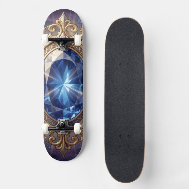 Saphir – Der Stein der Wahrheit und Weisheit´6 Skateboard (Front)