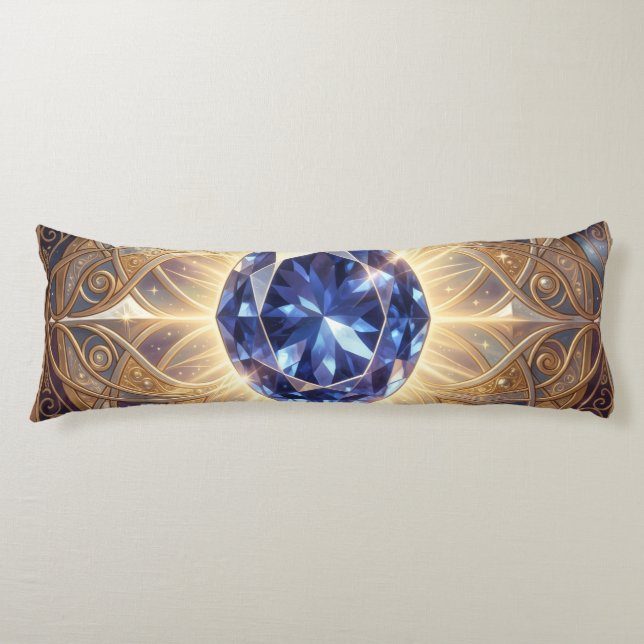 Saphir – Der Stein der Wahrheit und Weisheit´7 Body Cushion (Front)