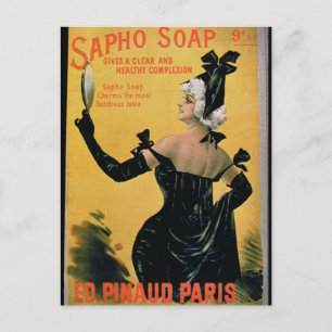 'Sapho Soap - Gives a Clear and Healthy Complexion Postcard