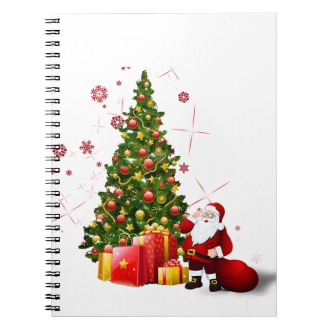 sapin de noël  notebook (Front)