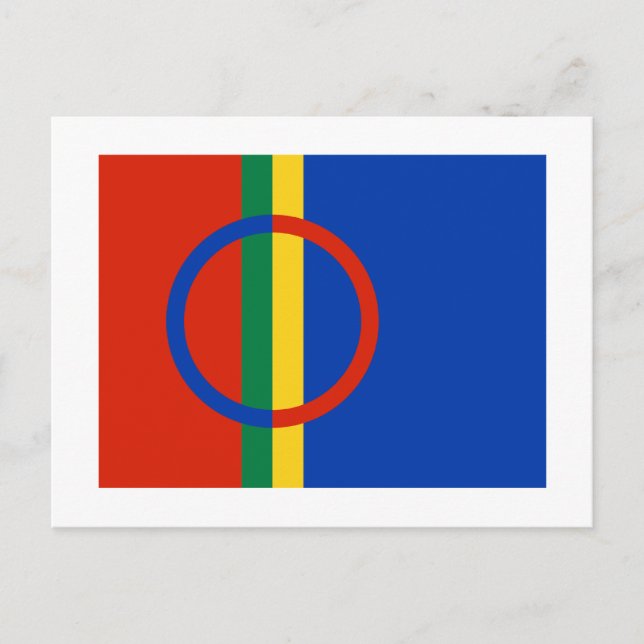 Sapmi Flag Postcard (Front)