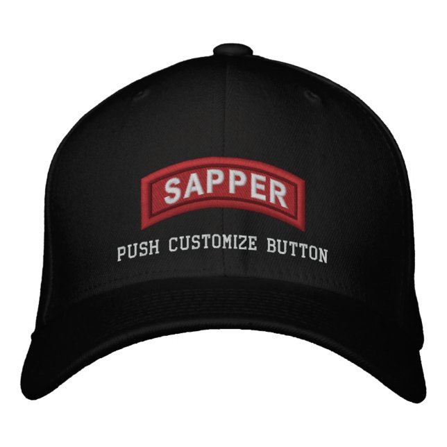 Sapper tab embroidered hat (Front)