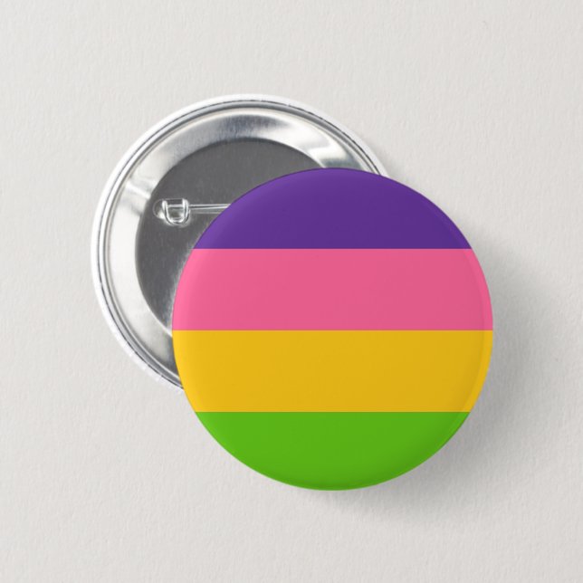 Sapphic Pride Flag 6 Cm Round Badge (Front & Back)