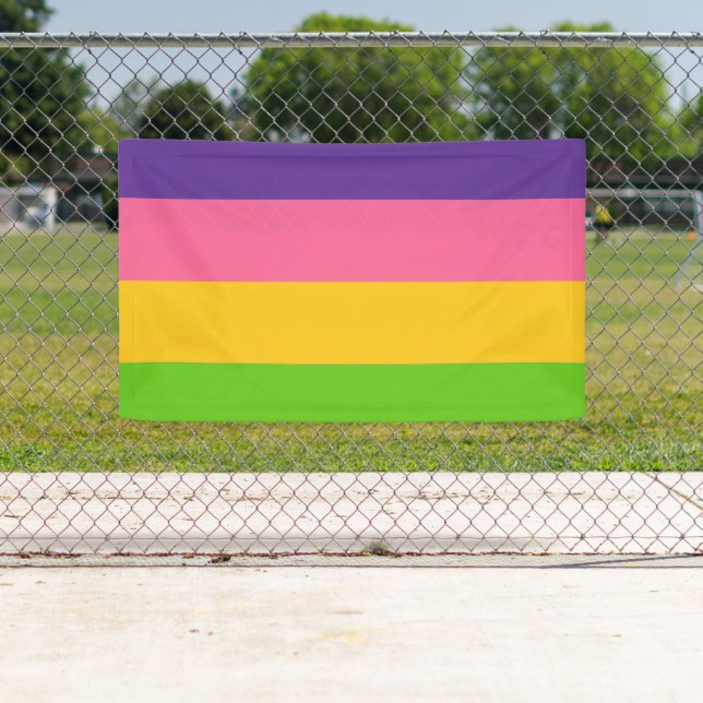 Sapphic Pride Flag Banner (Insitu)