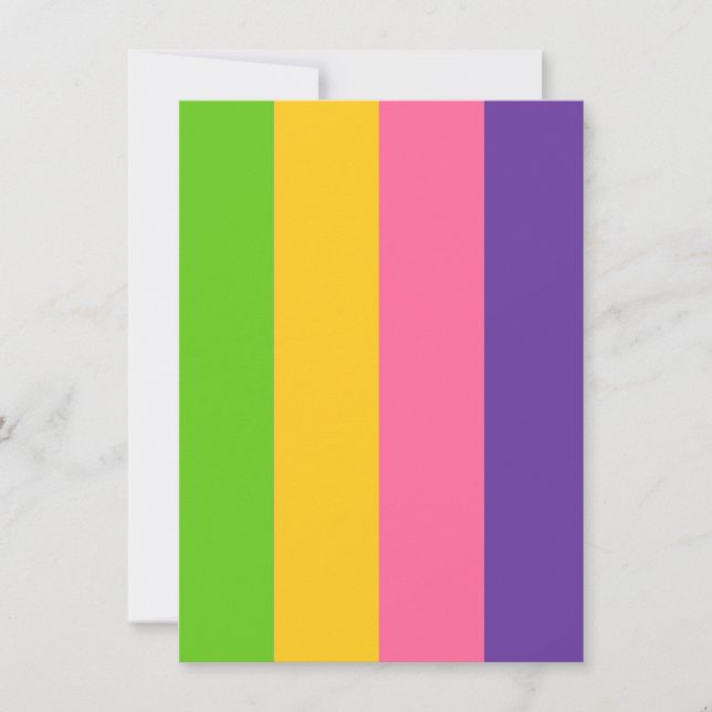 Sapphic Pride Flag Holiday Card (Front)