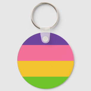 Sapphic Pride Flag Key Ring