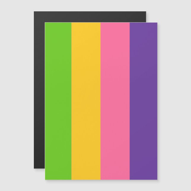 Sapphic Pride Flag Magnetic Invitation (Front/Back)