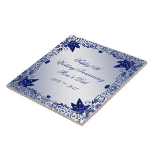 Sapphire 45th Wedding Anniversary Tile