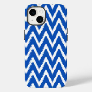 Sapphire Asian Moods Ikat Chevrons Case-Mate iPhone 14 Case
