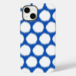 Sapphire Asian Moods Ikat Dots Case-Mate iPhone 14 Case