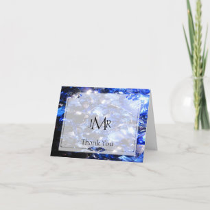 Sapphire Blue 45th Anniversary Thank You Card