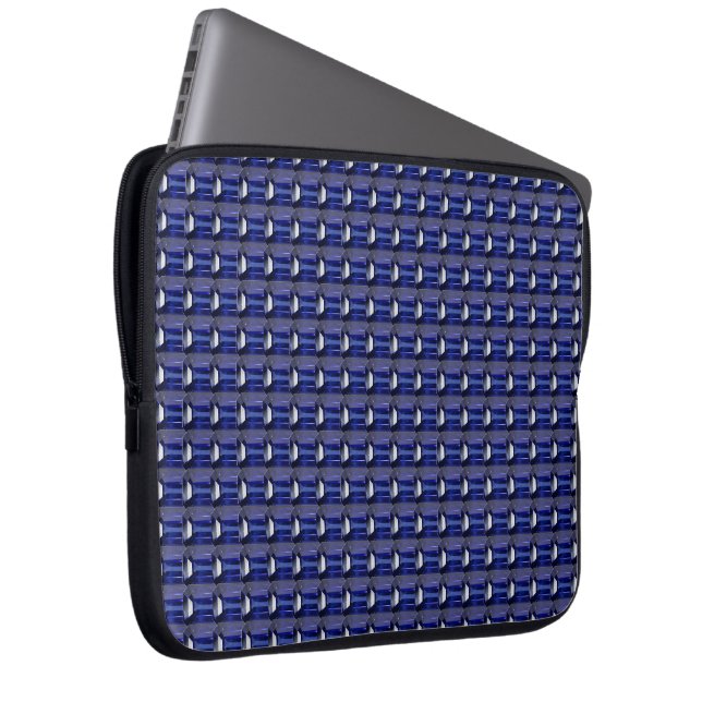 Sapphire Blue Laptop Sleeve (Front Right)