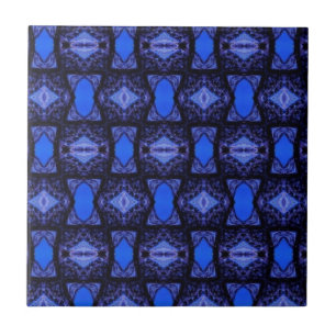Sapphire blue sky geometric kitchen bathroom table ceramic tile