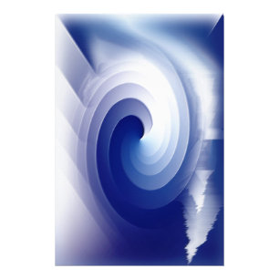 Sapphire blue storm photo print