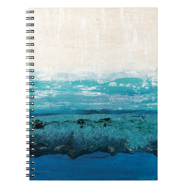 Sapphire Blue Watercolor Notebook (Front)