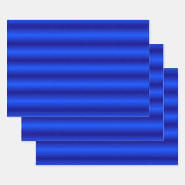 Sapphire Blue Wrapping Paper Sheet (Set)