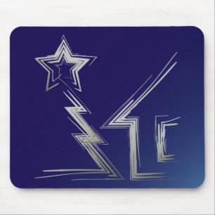 Sapphire Christmas night Mouse Pad