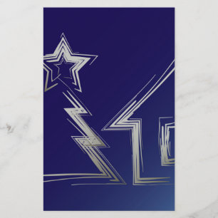 Sapphire Christmas night Stationery