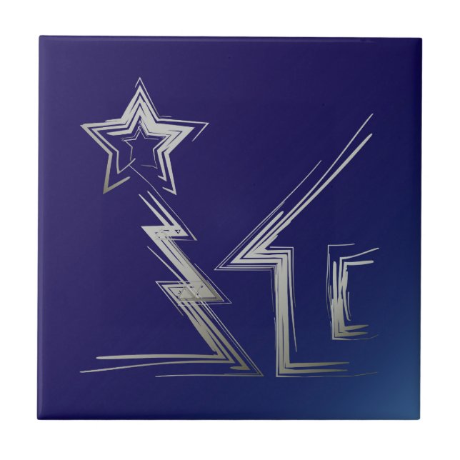 Sapphire Christmas night Tile (Front)