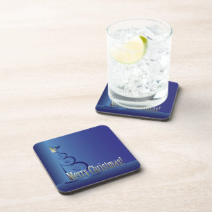 Sapphire Christmas tree Coaster