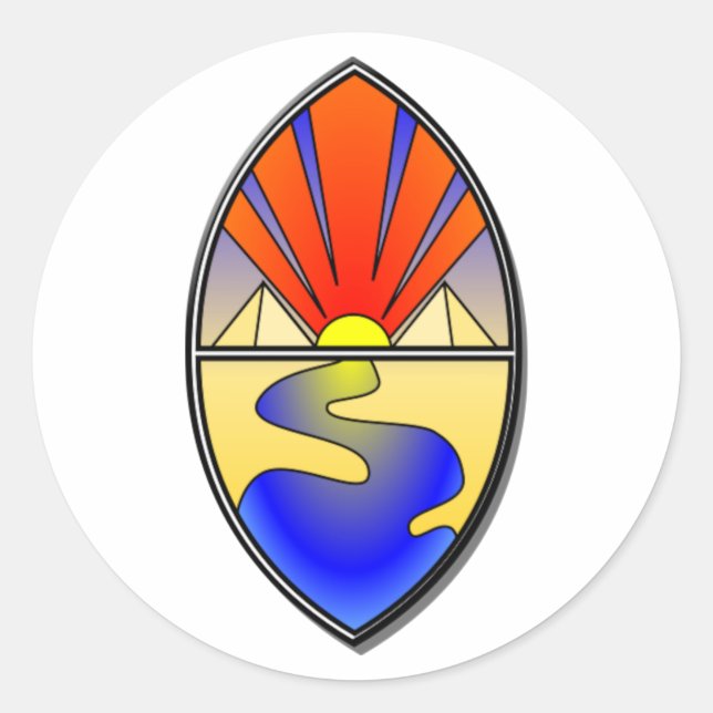 Sapphire Current Lamen Sticker (Front)