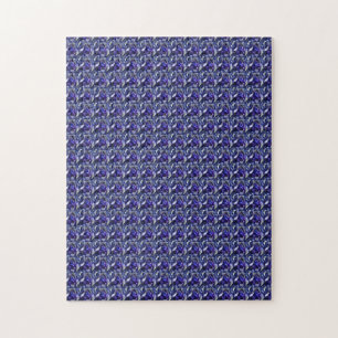 Sapphire Diamond Art, Blue Jigsaw Puzzle