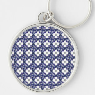 Sapphire Diamond Art, Blue Key Ring
