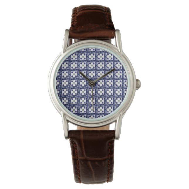 Sapphire Diamond Art, Blue Watch (Front)