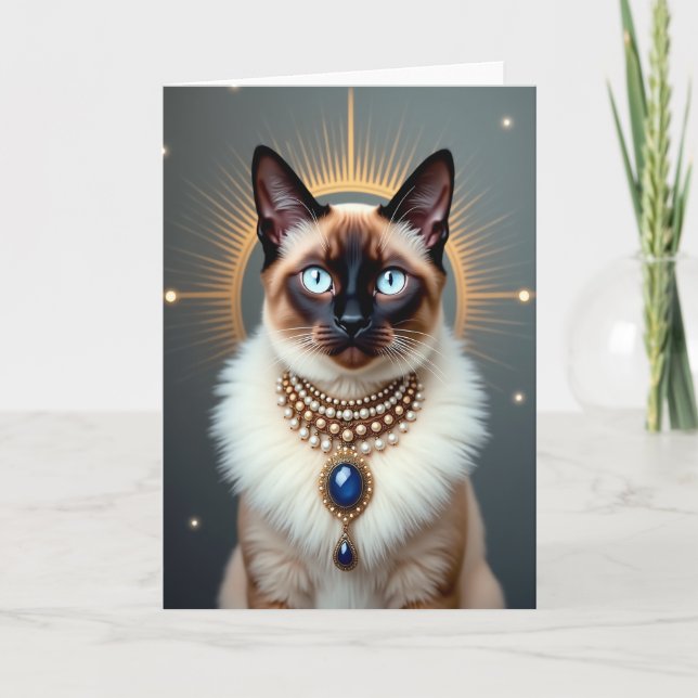 Sapphire Eye Birthday Card (Front)