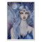 Sapphire Fairy Fantasy Watercolor Art