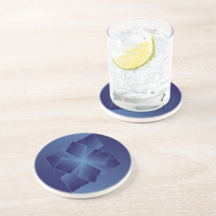 Sapphire Flower Coaster