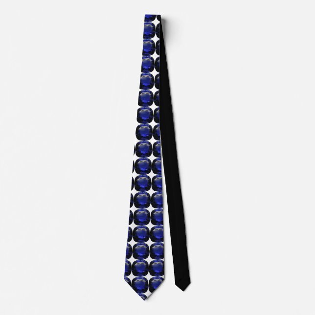 Sapphire Gemstone Blue Tie (Front)