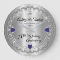 Sapphire Jubilee Diamonds 70th Wedding Anniversary
