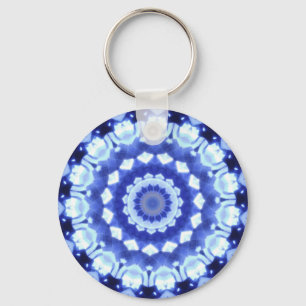 Sapphire Kaleidoscope Key Ring