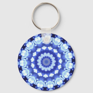 Sapphire Kaleidoscope Key Ring