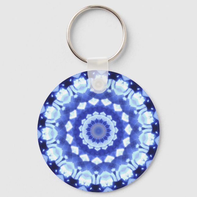 Sapphire Kaleidoscope Key Ring (Front)