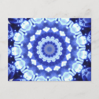 Sapphire Kaleidoscope Postcard