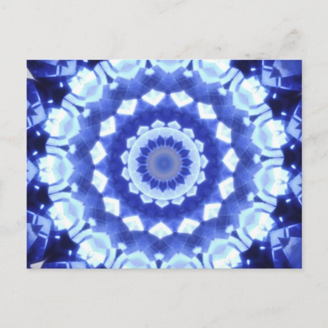 Sapphire Kaleidoscope Postcard (Front)