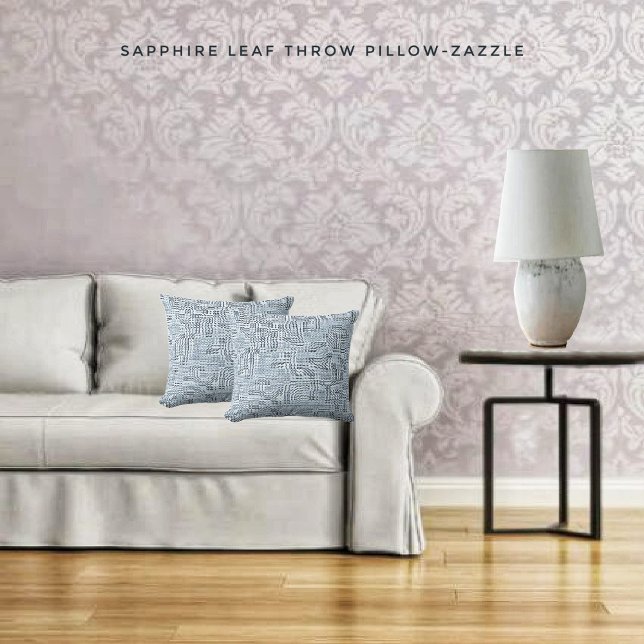 Sapphire Leaf Cushion (Creator Uploaded)