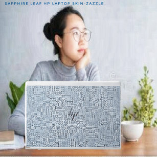 Sapphire Leaf HP Laptop Skin