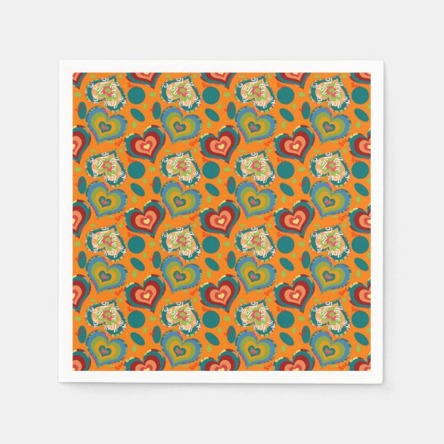 Sapphire love symphony napkin (Front)