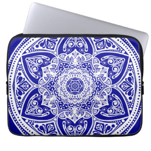 Sapphire Mandala Laptop Sleeve