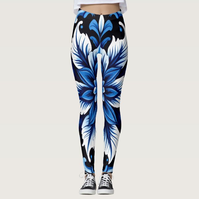 sapphire mandala leggings (Front)