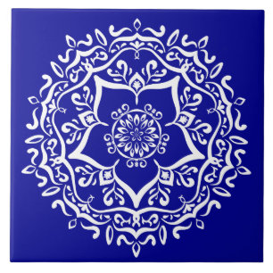Sapphire Mandala Tile