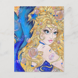 Sapphire Mermaid Postcard