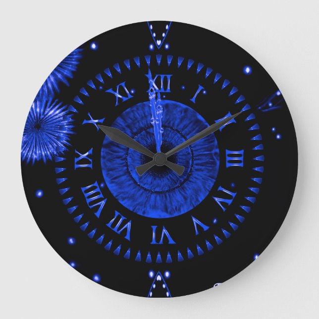 Sapphire Midnight Clock (Front)