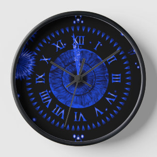 Sapphire Midnight Clock
