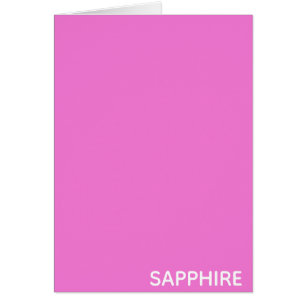 Sapphire pink colour name
